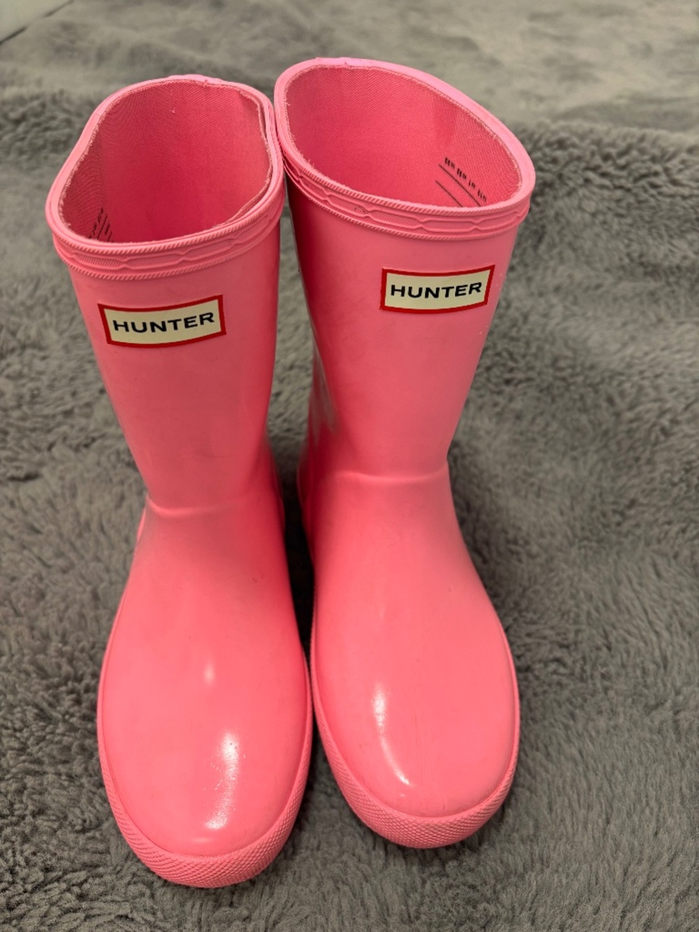 Hunter boots size 1